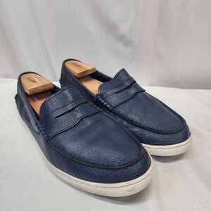 Cole Haan Men's 13 Nantucket II Loafer Navy Leather Casual Shoes